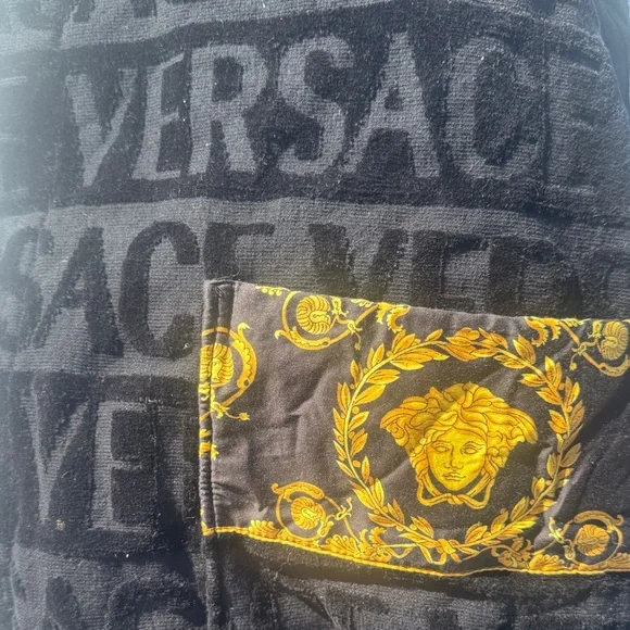 Versace Gold and Black Robe - Picture 2 of 2